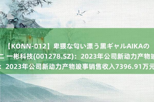 【KONN-012】卑猥な匂い漂う黒ギャルAIKAの中出しグイ込みビキニ 一彬科技(001278.SZ)：2023年公司新动力产物竣事销售收入7396.91万元